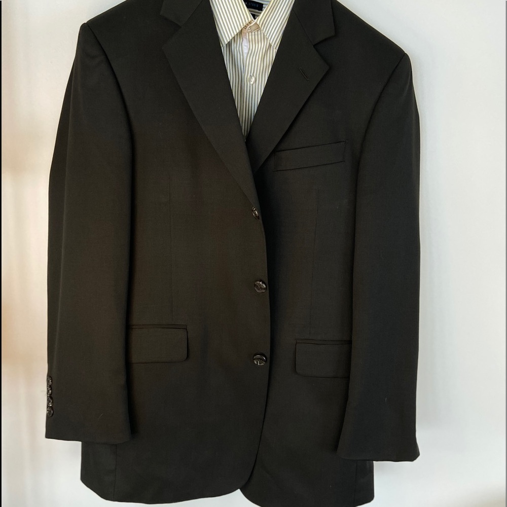 Stafford Super Suit dark olive 38 reg. 32x32